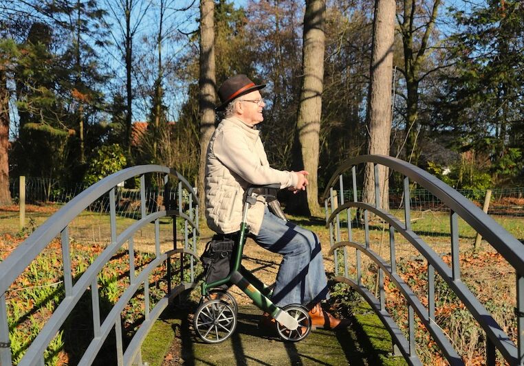 older gentleman enjoying the outdoors